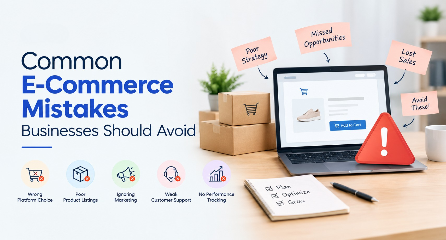 Common E-Commerce Mistakes Businesses Should Avoid